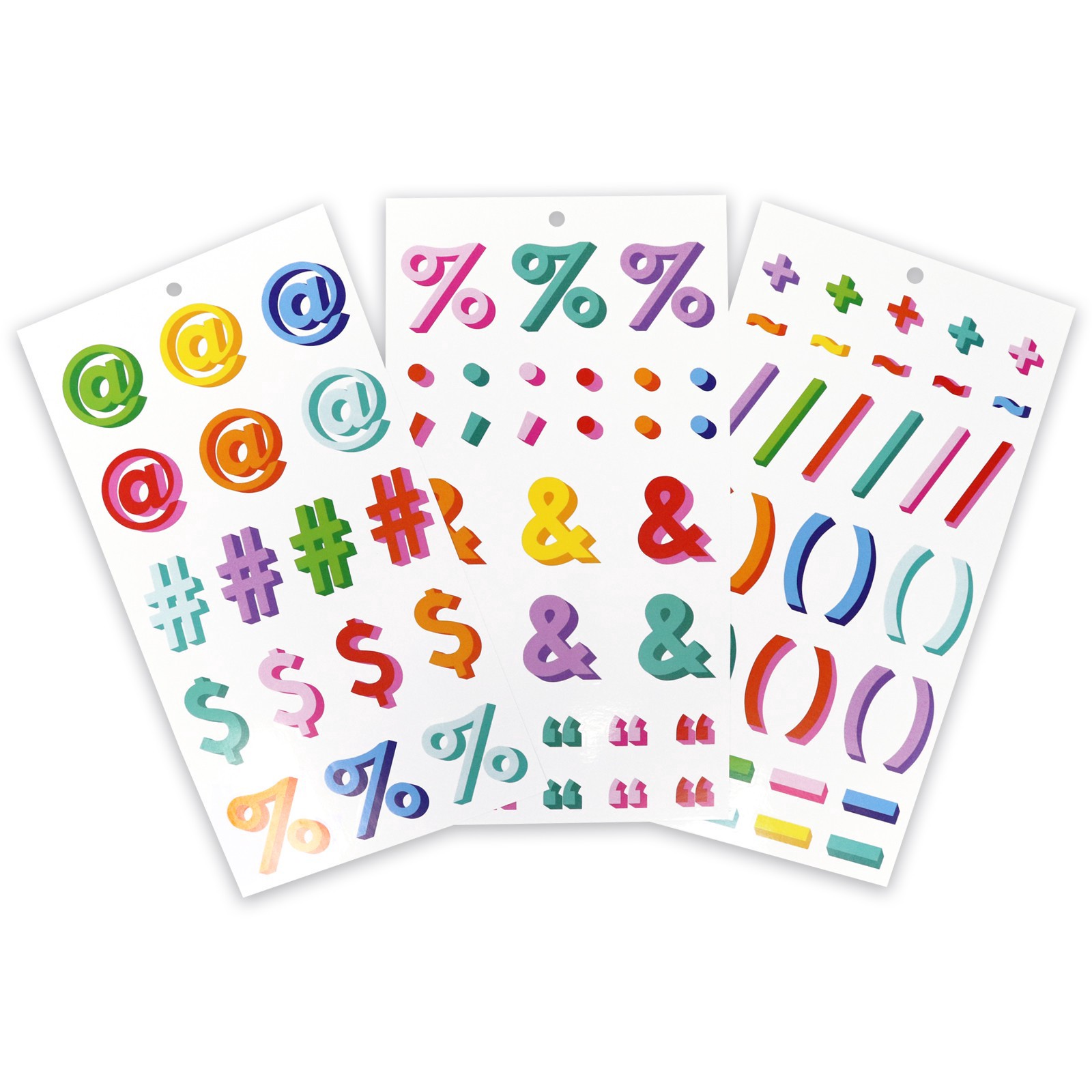 slide 2 of 7, Multicolor Vinyl Alphabet Sticker Sheets By Recollections, 6.8 in x 12.6 in
