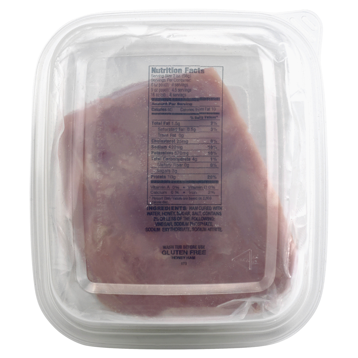 slide 2 of 2, Meijer Lunchmeat Thin Sliced Cooked Ham Tub, 9 oz