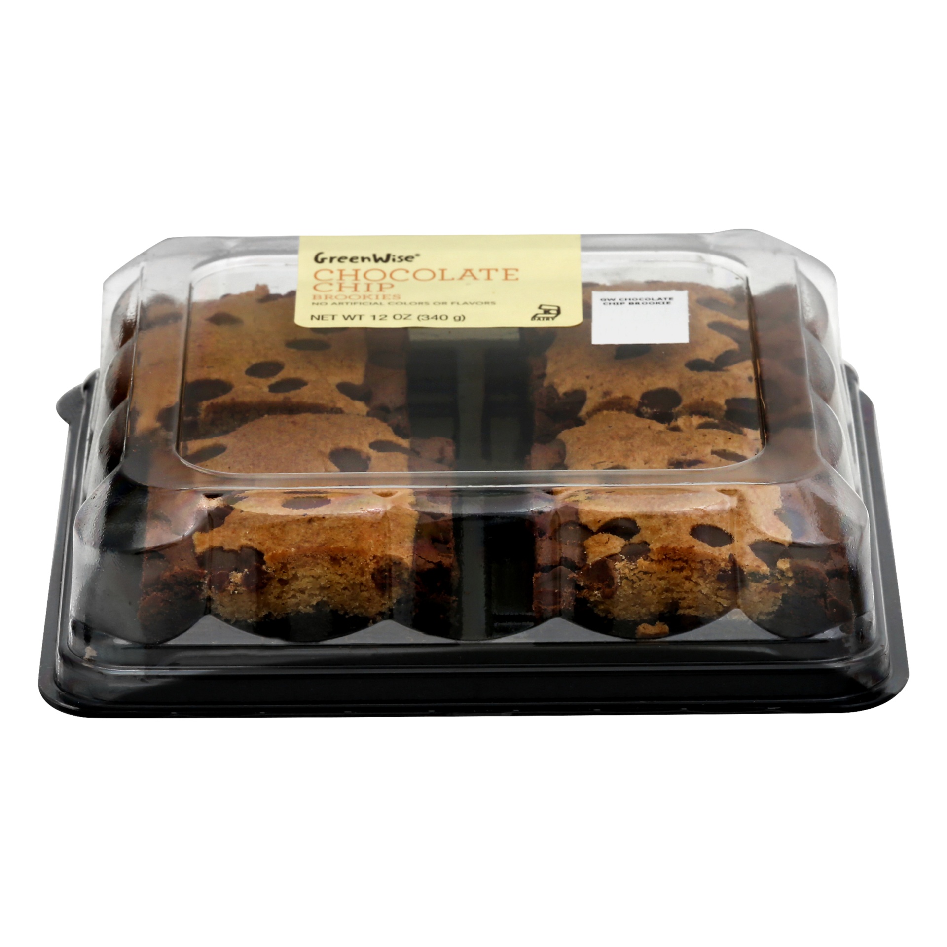slide 1 of 1, GreenWise Chocolate Chip Brookies, 12 oz