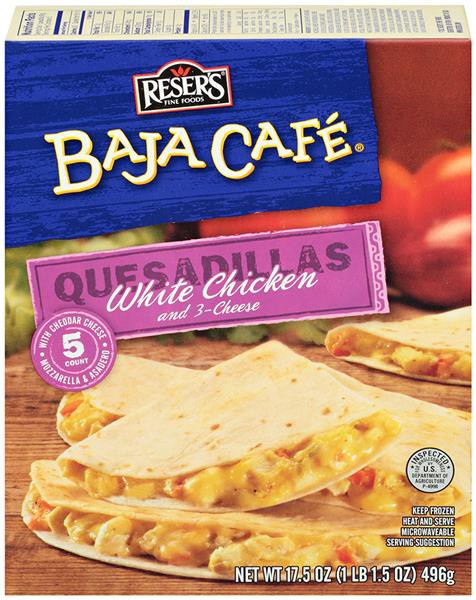 slide 1 of 1, Baja Cafe Chicken Quesadilla, 1 ct