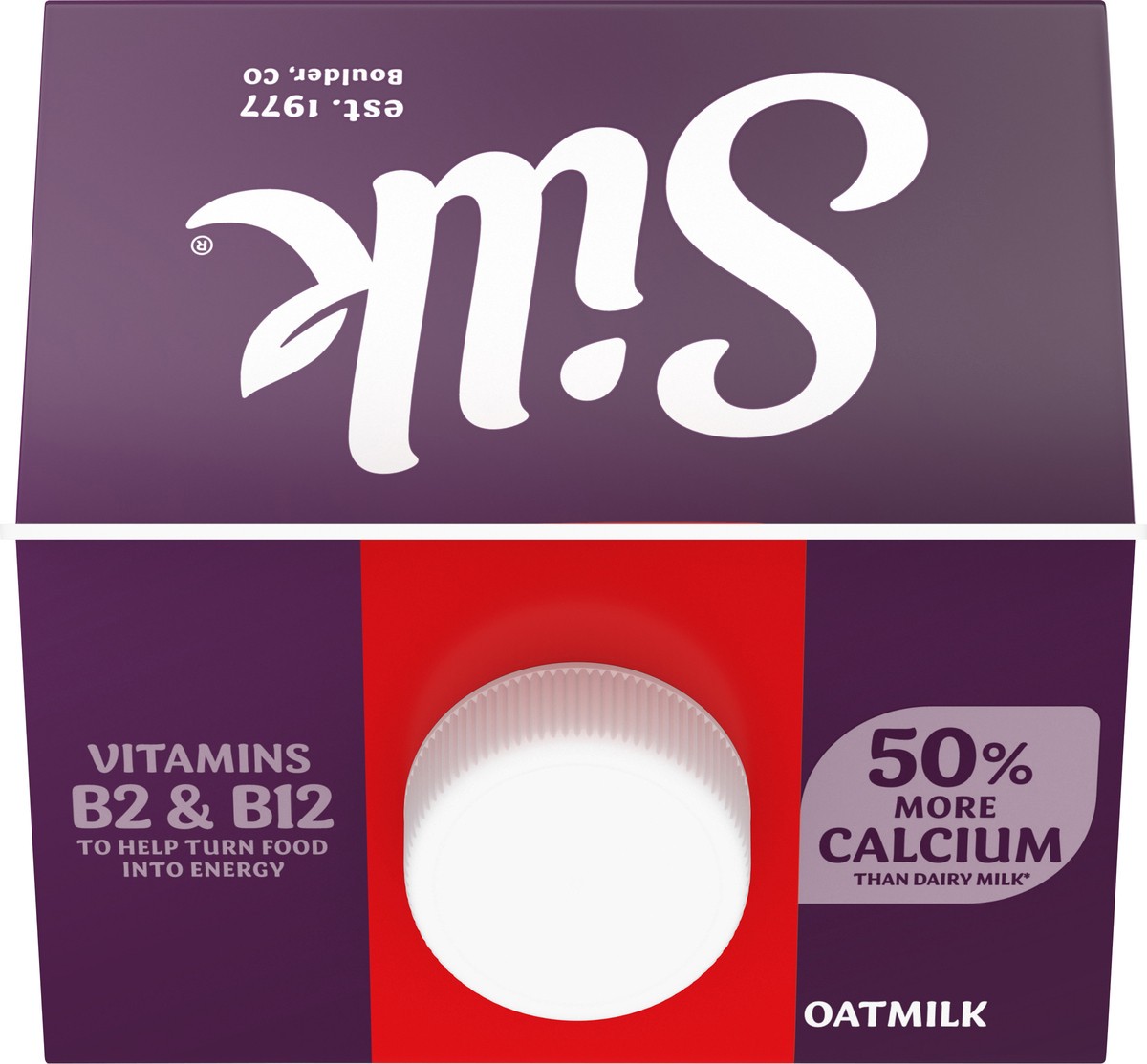 slide 9 of 9, Silk Oat Milk, Original, Dairy Free, Gluten Free, 64 FL OZ Half Gallon, 59 fl oz