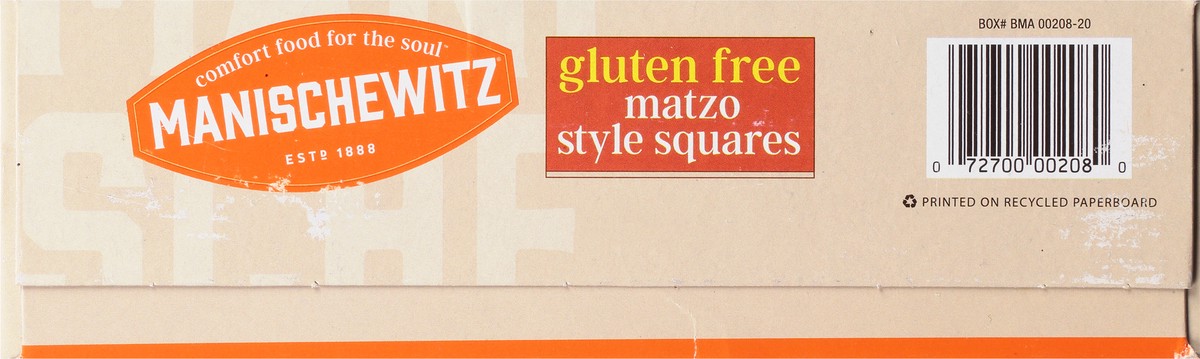 slide 9 of 9, Manischewitz Gluten Free Matzo Style Squares 10 oz, 10 oz