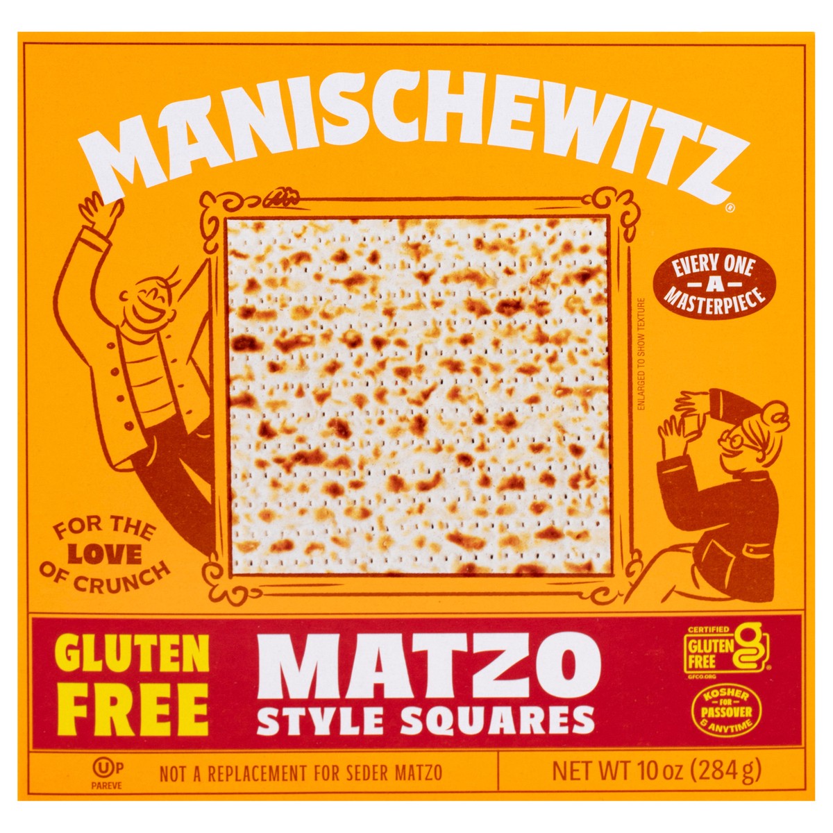 slide 1 of 9, Manischewitz Gluten Free Matzo Style Squares 10 oz, 10 oz