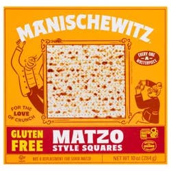 Manischewitz Gluten Free Matzo Style Squares 10 oz
