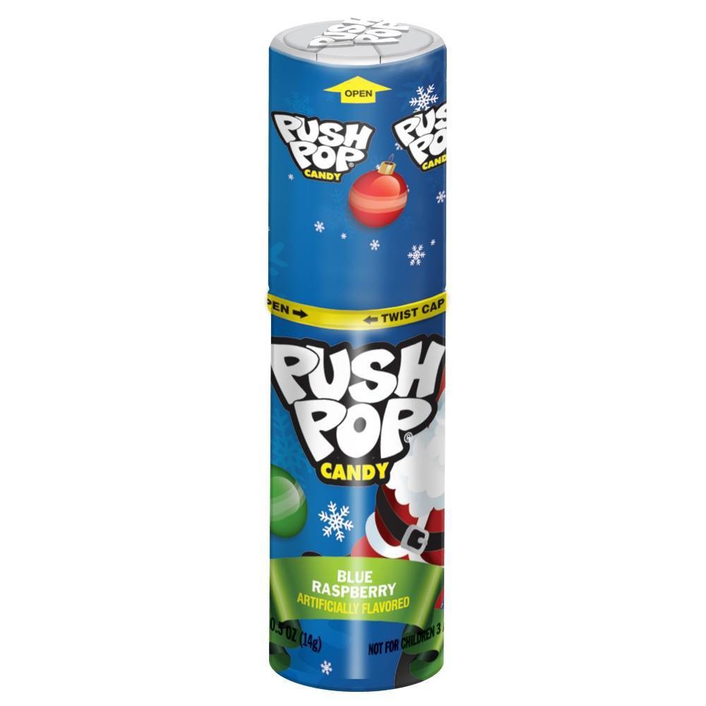 slide 1 of 1, Push Pop Strawberry Watermelon Candy, 20 ct