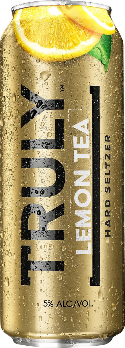 slide 7 of 9, TRULY Hard Seltzer Lemon Iced Tea, Spiked & Sparkling Water, 1 fl oz