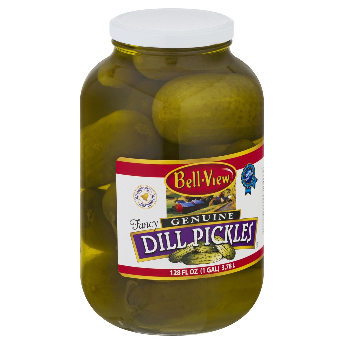 slide 8 of 13, Bell-View Genuine Dill Pickles 128 oz, 128 oz