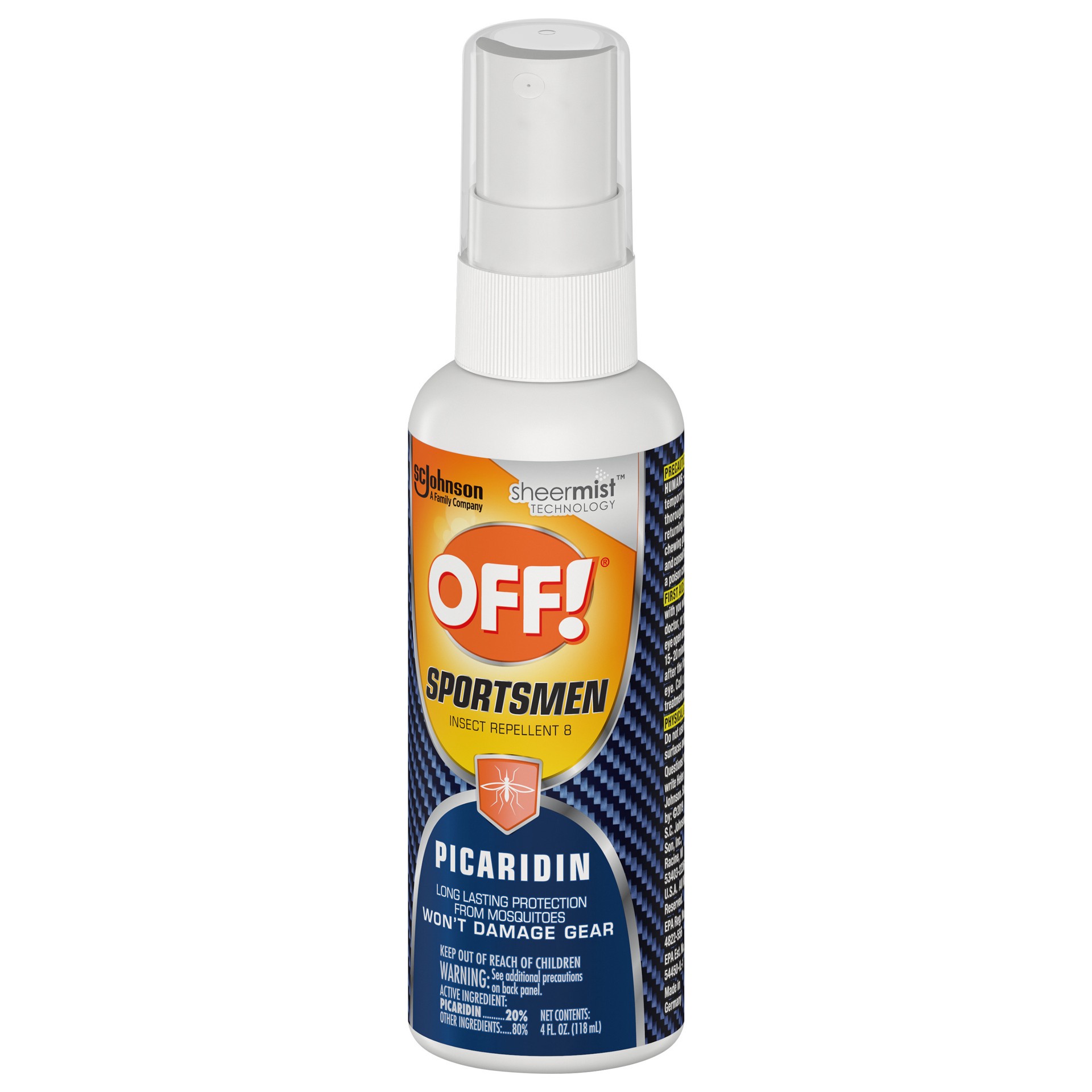 OFF! Sportsmen Insect Repellent VIII Picaridin Spritz, 4 Fl Oz 4 Oz | Shipt