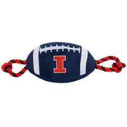 NCAA Illinois Fighting Illini Nylon Football Dog Toy