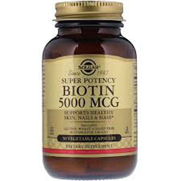 slide 1 of 1, Solgar Biotin 5000 mcg, 50 ct