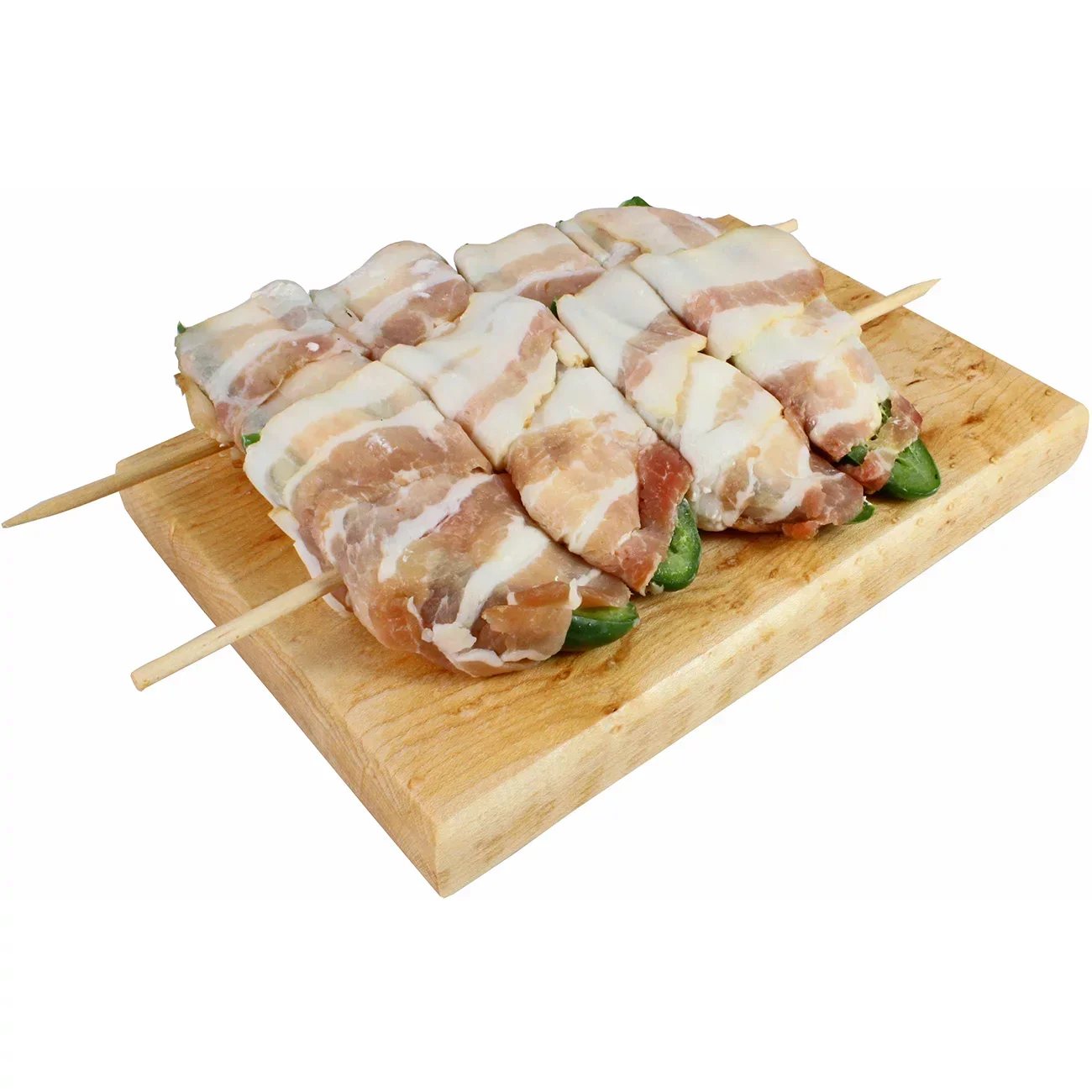 slide 1 of 1, H-E-B Bacon Wrapped Stuffed Jalapenos with Cream Cheese, per lb