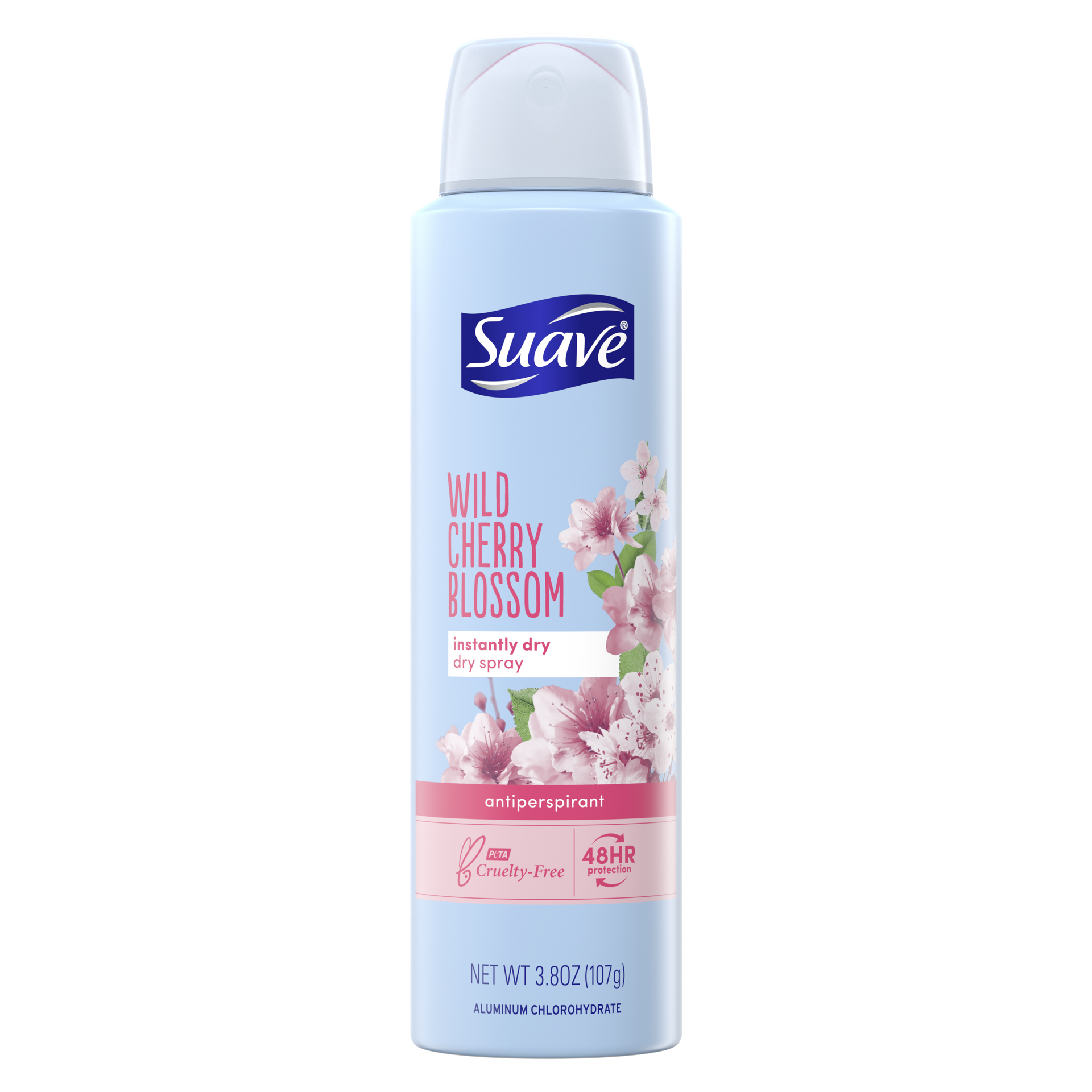 slide 2 of 4, Suave Dry Spray Antiperspirant Deodorant Wild Cherry Blossom, 3.8 OZ, 3.8 oz