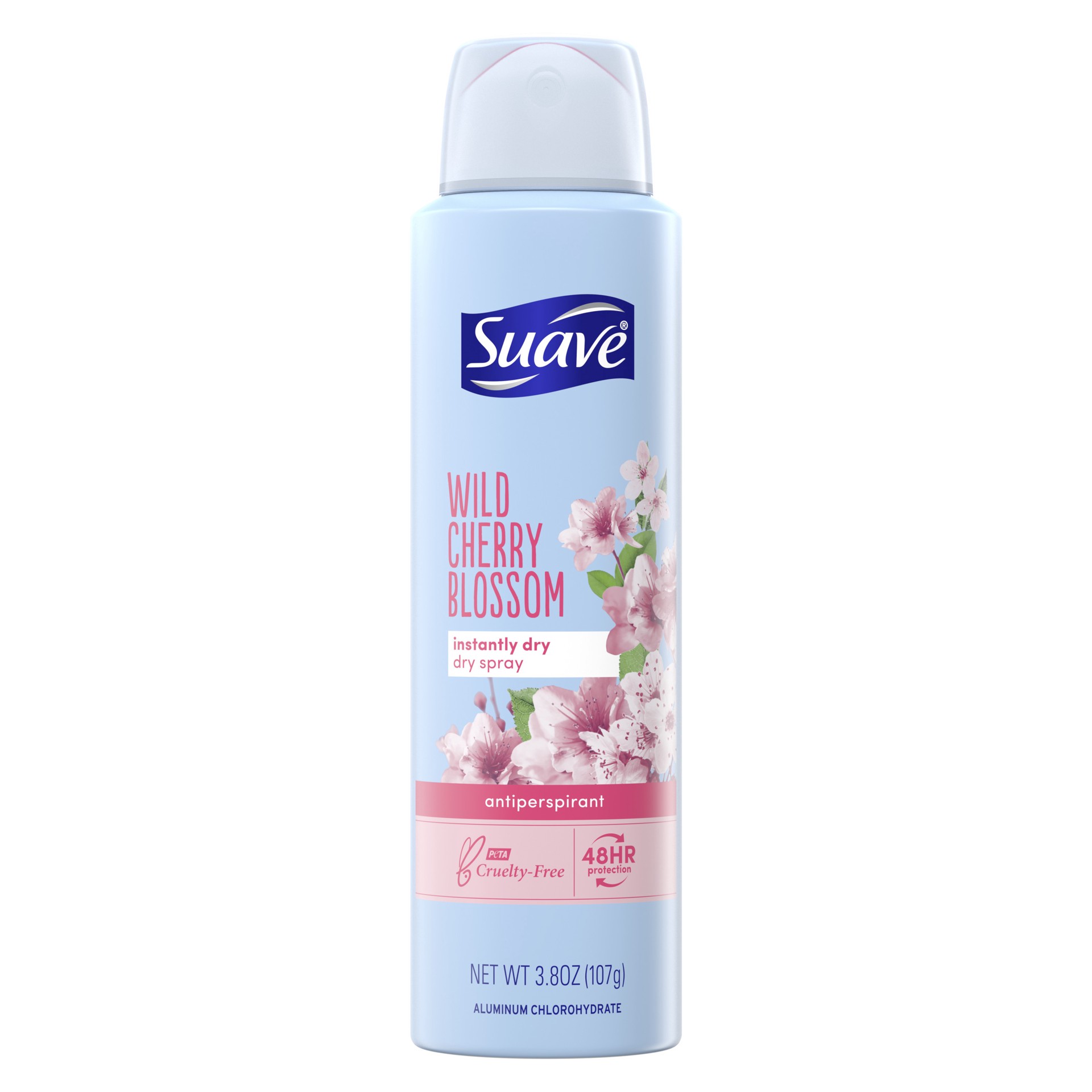 slide 1 of 4, Suave Dry Spray Antiperspirant Deodorant Wild Cherry Blossom, 3.8 OZ, 3.8 oz