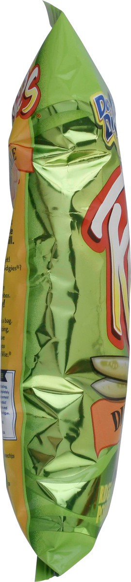 slide 8 of 14, Ridgies Ridged Dill Pickle Flavored Potato Chips 4 oz, 4 oz