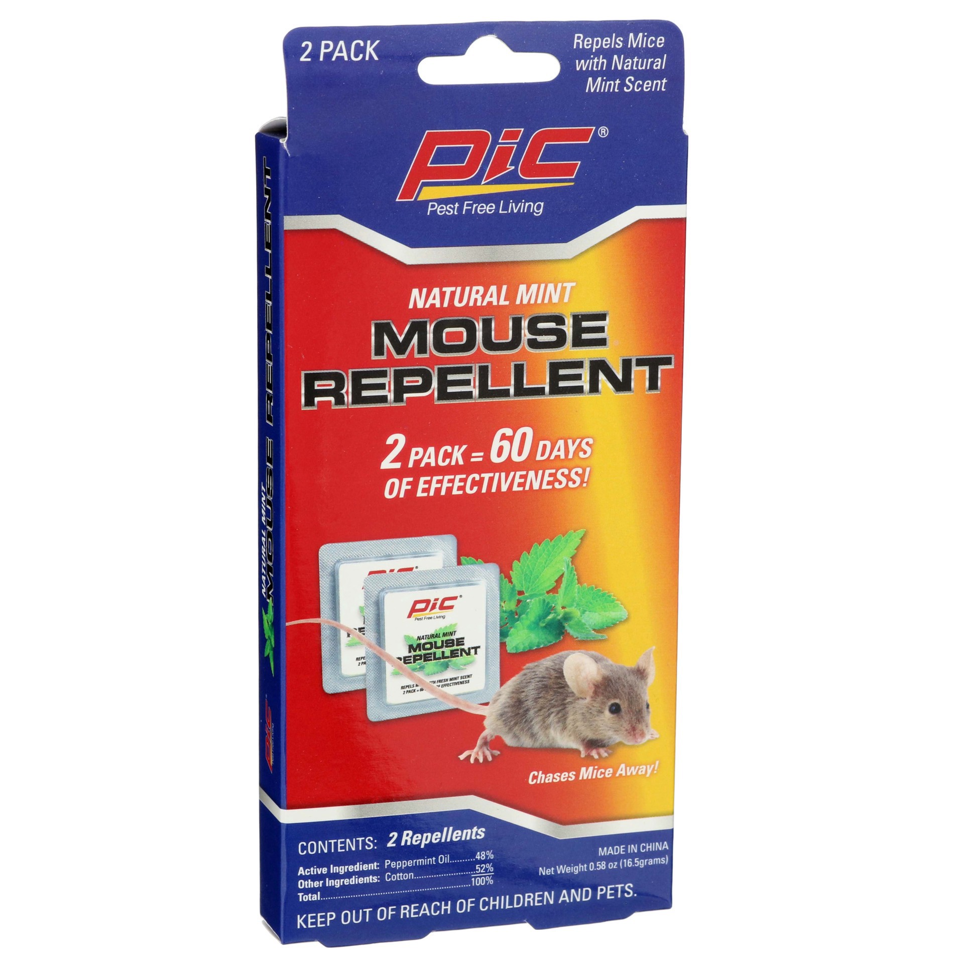 slide 1 of 1, PIC Nat Mint Mouse Repellent, 2 ct