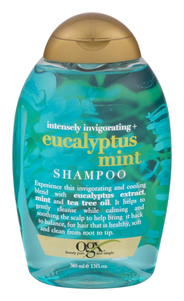 slide 1 of 1, OGX Intensely Invigorating Eucalyptus Mint Shampoo, 13 fl oz