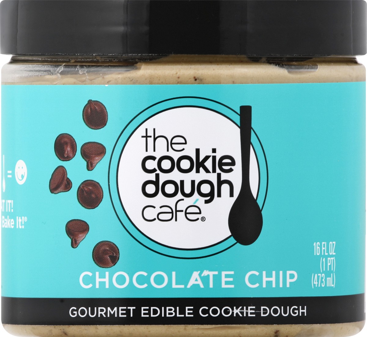 slide 1 of 10, The Cookie Dough Cafe Cookie Dough Cafe Chocolate Chip Cookie Dough, 16 oz