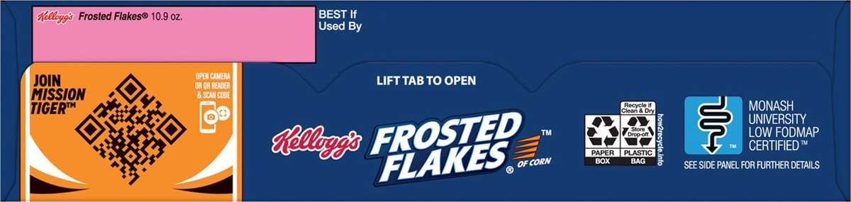 slide 3 of 12, Frosted Flakes Kellogg's Frosted Flakes Cold Breakfast Cereal Original, 10.9 oz, 10.9 oz