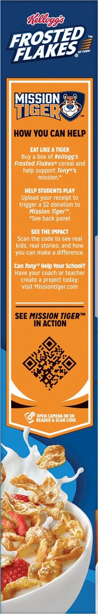 slide 10 of 12, Frosted Flakes Kellogg's Frosted Flakes Cold Breakfast Cereal Original, 10.9 oz, 10.9 oz