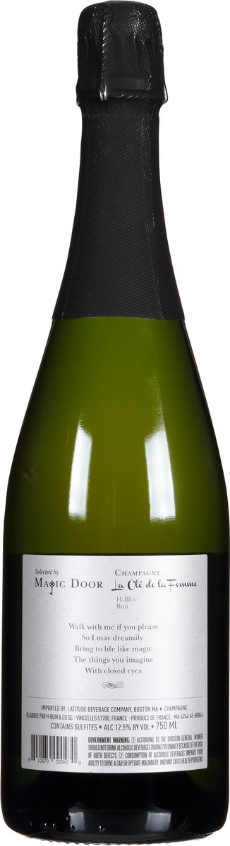 slide 5 of 9, Magic Door Vineyards Le Cle de la Femme Champagne, France, 750 mL