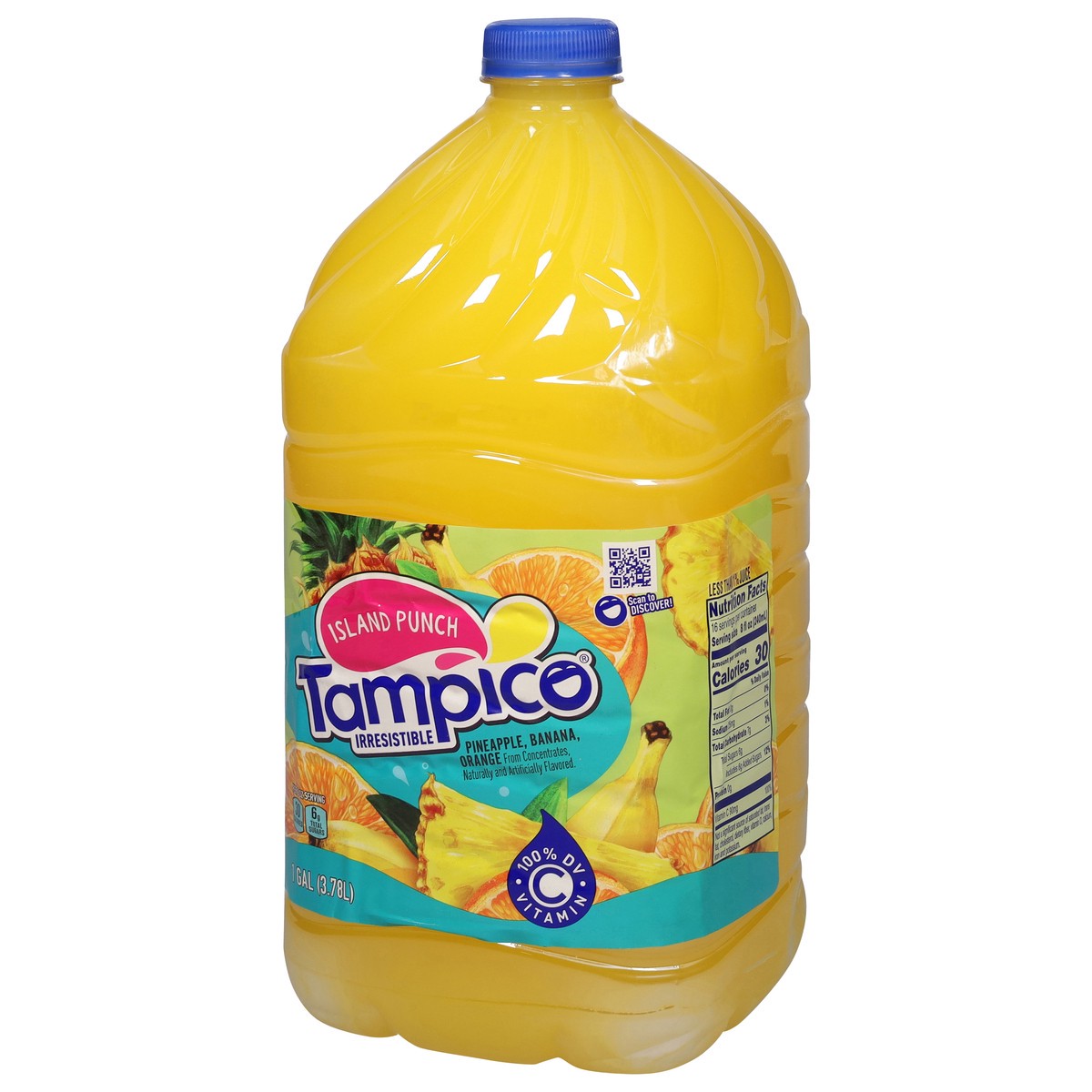 slide 3 of 9, Tampico Irresistible Island Punch Juice 1 gal, 1 gal