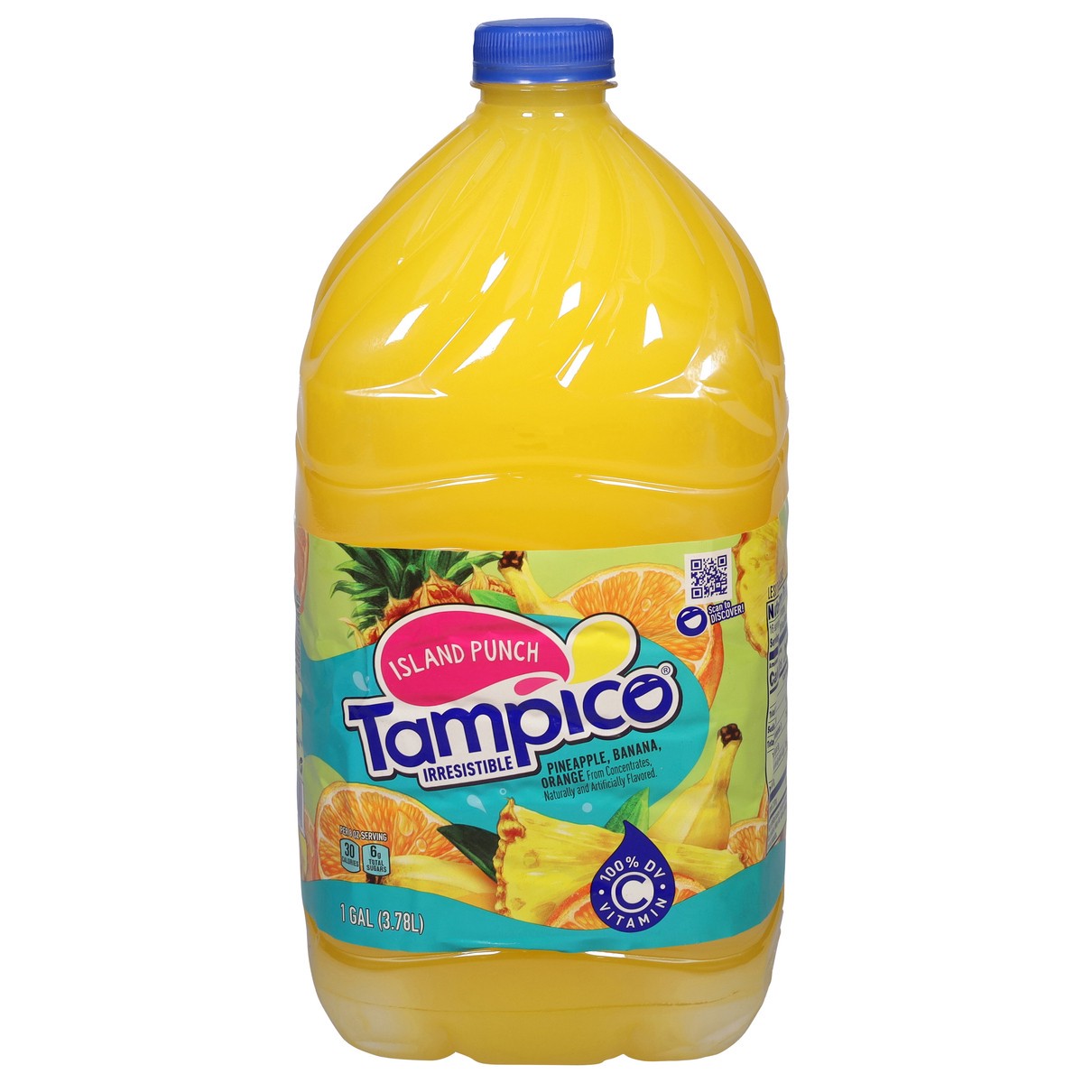 slide 1 of 9, Tampico Irresistible Island Punch Juice 1 gal, 1 gal