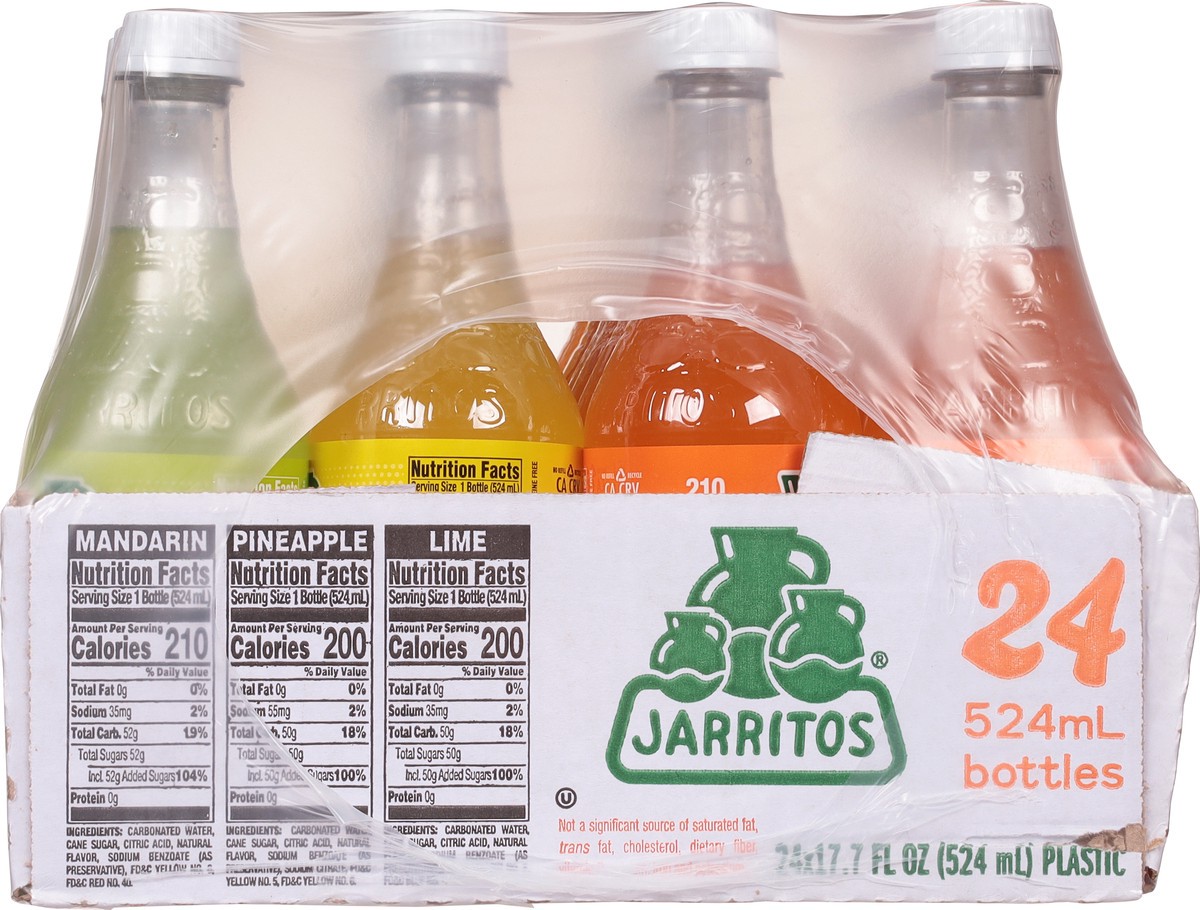 slide 10 of 13, Jarritos Soda 24 - 17.7 fl oz Bottles, 24 ct