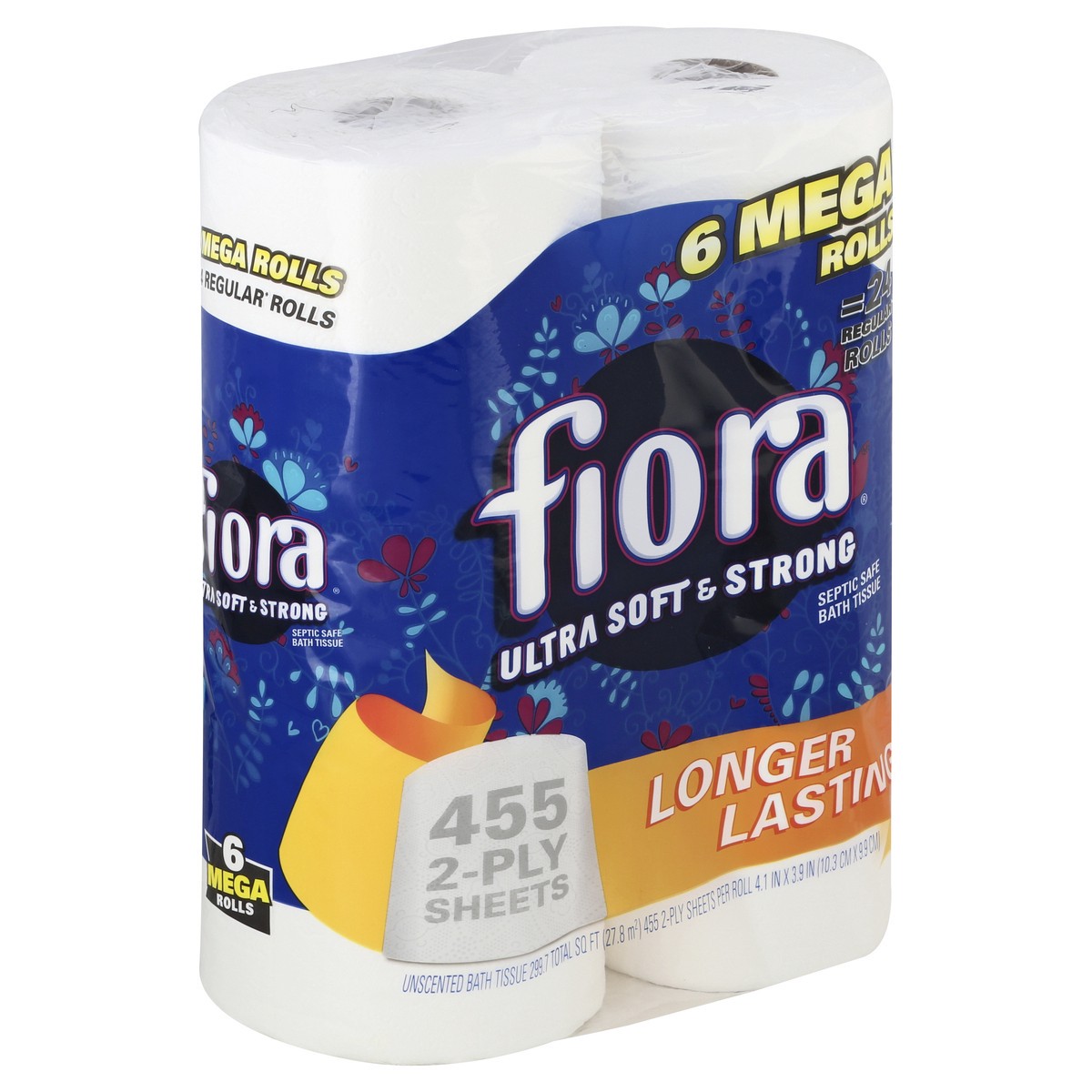 slide 5 of 5, Fiora Bath Tissue 6 ea, 6 ct