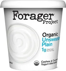 Forager Project Dairy-Free Organic Greek Style Cultured Coconut & Cashew Unsweetened Plain Yogurt 24 oz