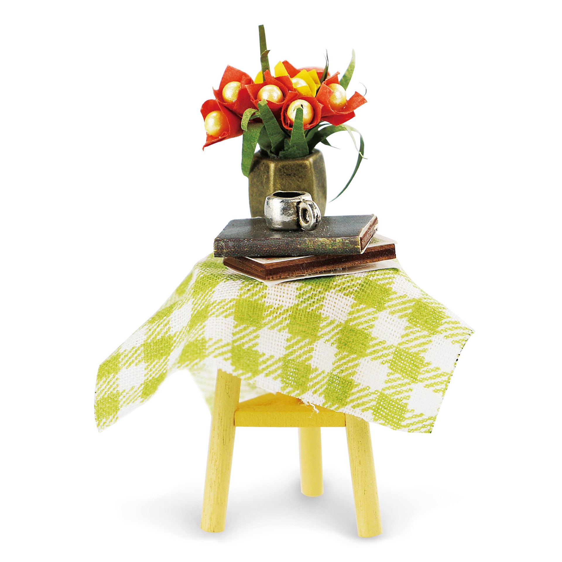 slide 6 of 13, Robotime Rolife Sam's Study Diy Miniature House Kit, 7.48 in x 7.28 in x 8.86 in