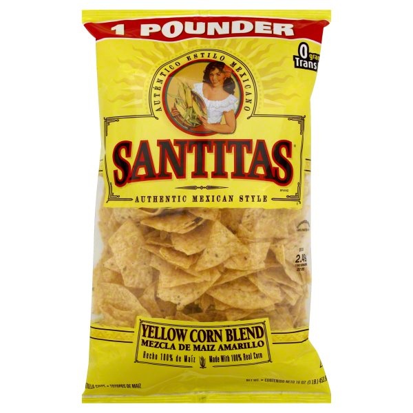 slide 1 of 1, Santitas Yellow Corn, 1 ct