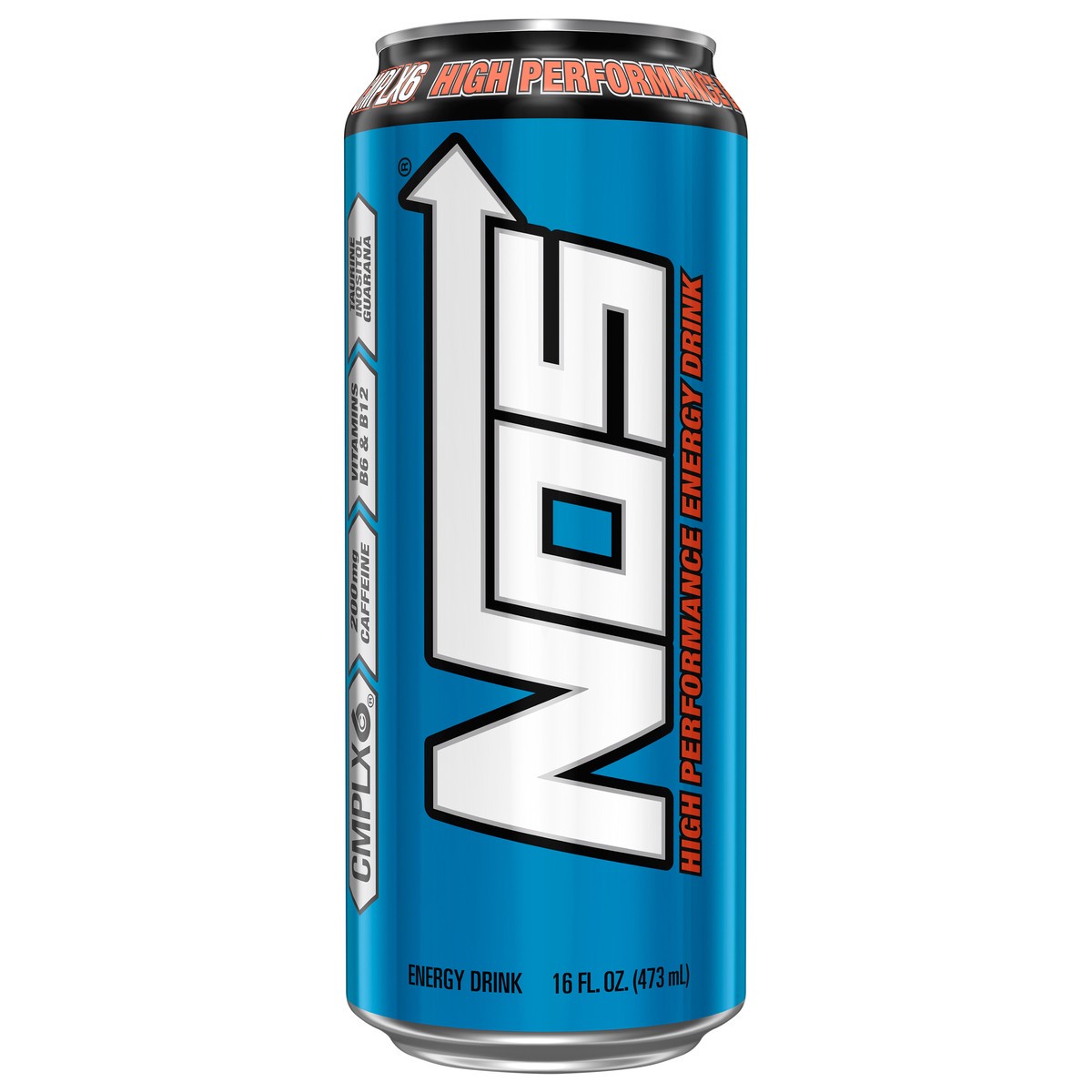 slide 1 of 2, NOS 16oz can of kick-ass. Our #1 seller, NOS Original, provides great-tasting fuel to #GetAfterIt. Available in 16oz. can, 8-pack, or 24-pack. Fuel Up. Fire Up. 100 mile an hour power. Thundering from top gear to no fear, the super-charged take charge. It's time to strap in, or sit it out. How Hard Will You Drive? High Performance Energy. - 16 fl oz, 16 fl oz