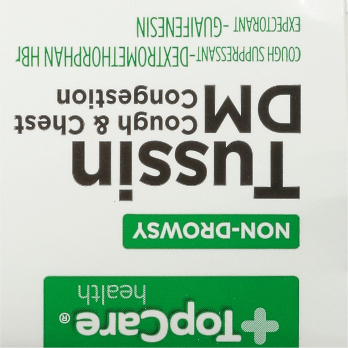 slide 5 of 9, TopCare Health Adult Non-Drowsy Peak Cold Raspberry Flavor Tussin DM 4 fl oz, 4 fl oz