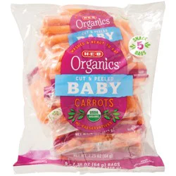 H-E-B Organics Carrot Snack Bags