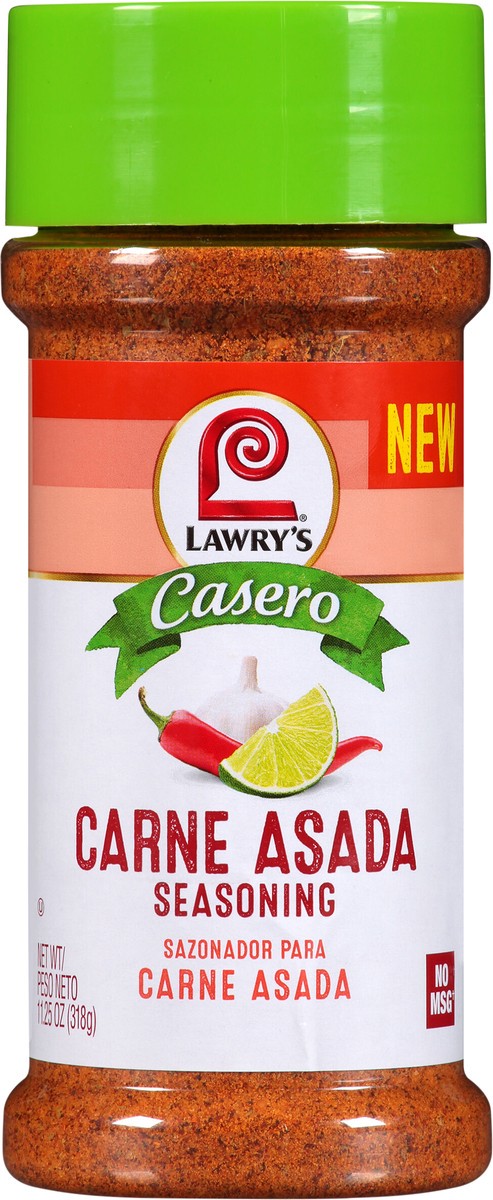 slide 9 of 11, Lawry's Casero Carne Asada Seasoning, 11.25 oz, 11.25 oz