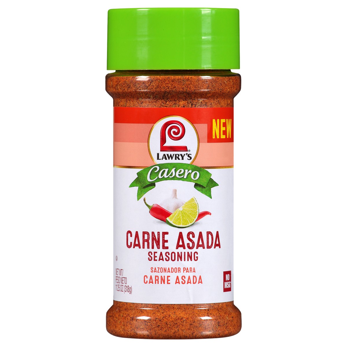 slide 8 of 11, Lawry's Casero Carne Asada Seasoning, 11.25 oz, 11.25 oz