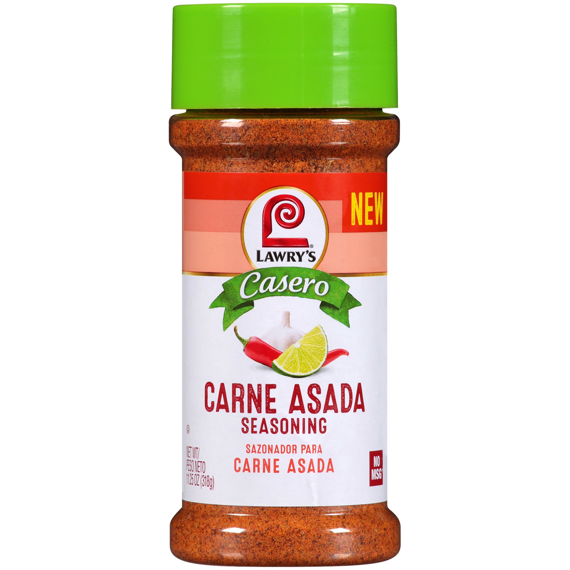 slide 1 of 11, Lawry's Casero Carne Asada Seasoning, 11.25 oz, 11.25 oz