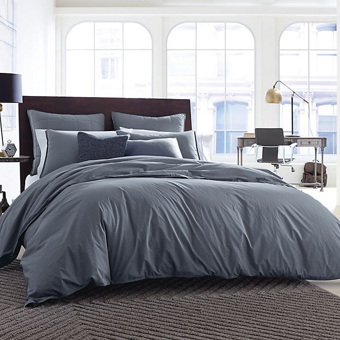 slide 1 of 1, Kenneth Cole New York Escape Standard Pillow Sham - Slate, 1 ct