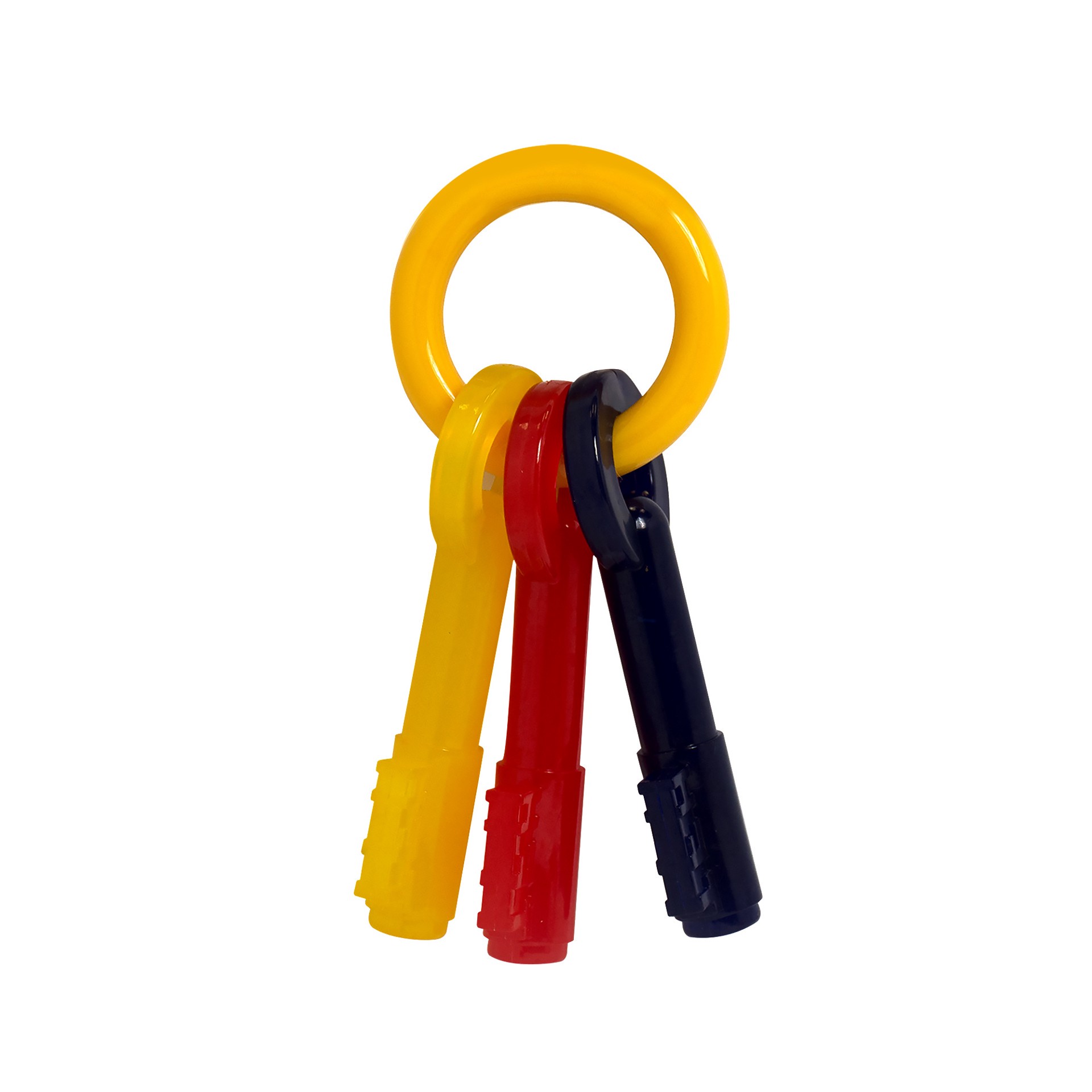slide 5 of 9, Nylabone Just for Puppies Teething Chew Toy Keys Bacon Keys Medium/Wolf - Up to 35 lbs.(1 Count), 1 ct