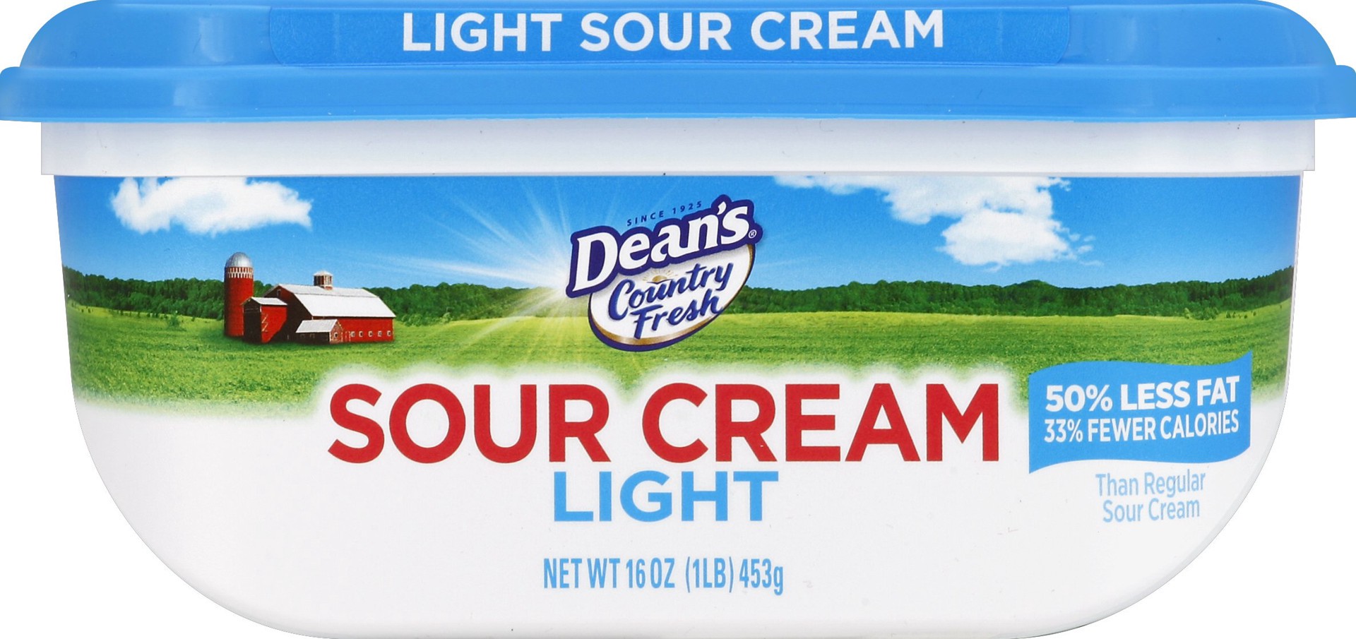 slide 1 of 1, Dairy Pure Light Sour Cream - 16 oz, 16 oz