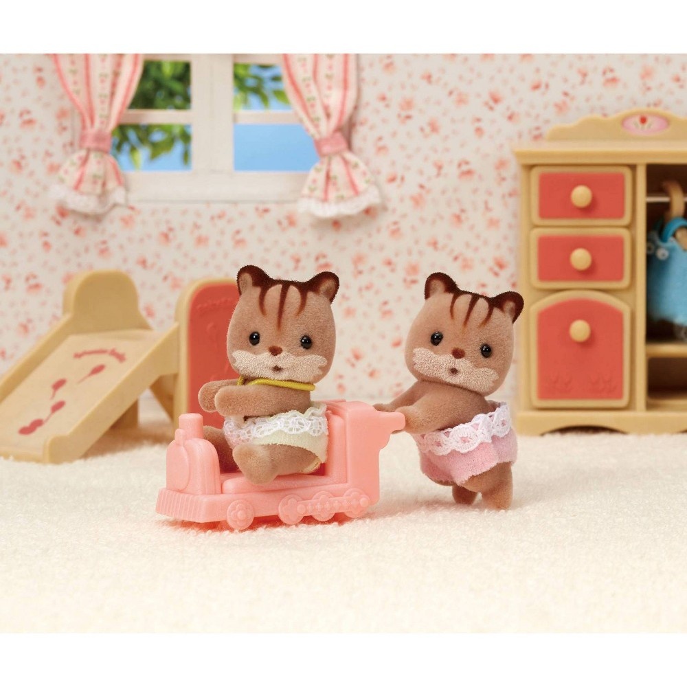 slide 3 of 3, Calico Critters Hazelnut Chipmunk Twins, 1 ct