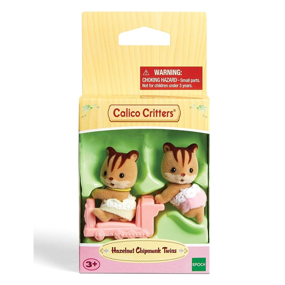 slide 1 of 3, Calico Critters Hazelnut Chipmunk Twins, 1 ct