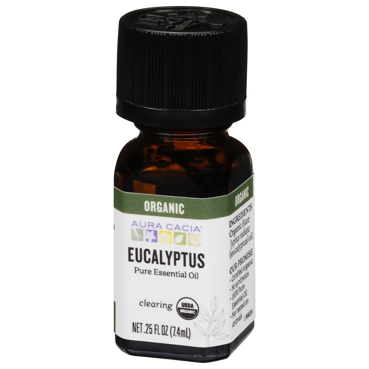 slide 5 of 9, Aura Cacia Eucalyptus Essential Bath Oil, 0.25 oz