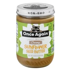 Once Again Nut Butter Organic Sunflower Seed Butter Lightly Sweetened