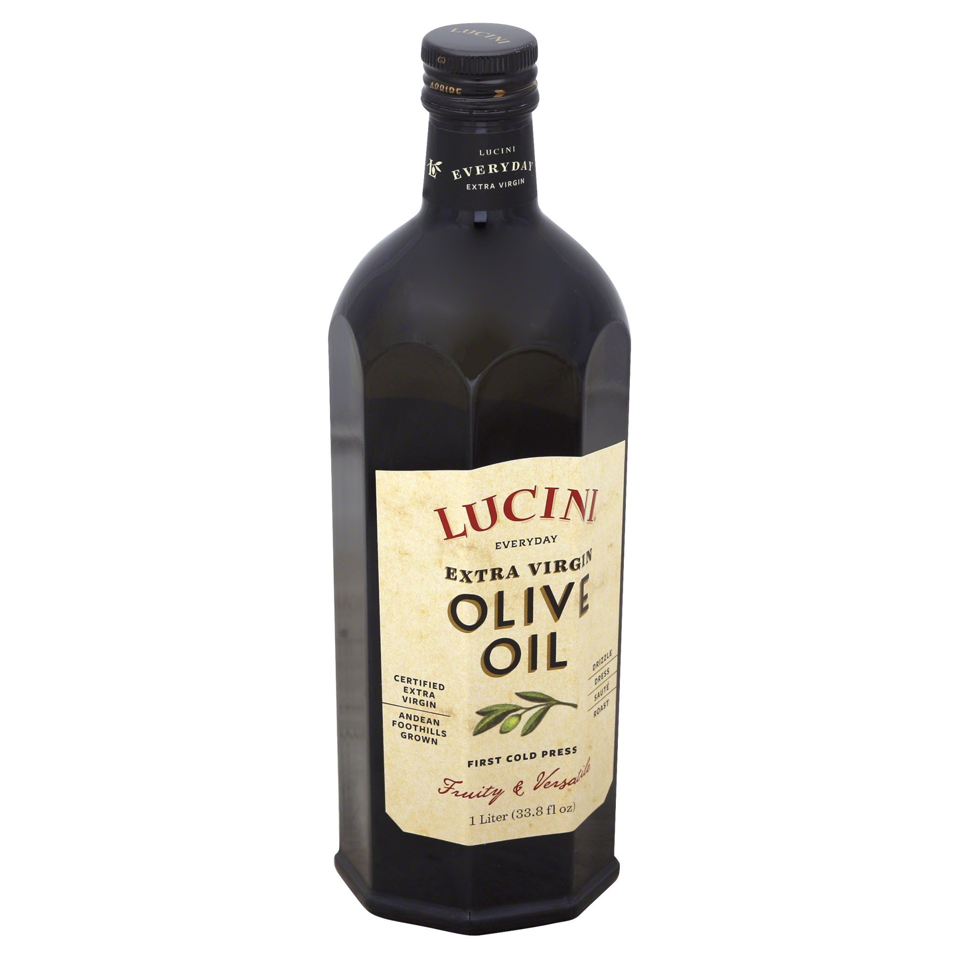 slide 1 of 8, Lucini Italia Olive Oil, Extra Virgin, Everyday, 33.8 fl oz