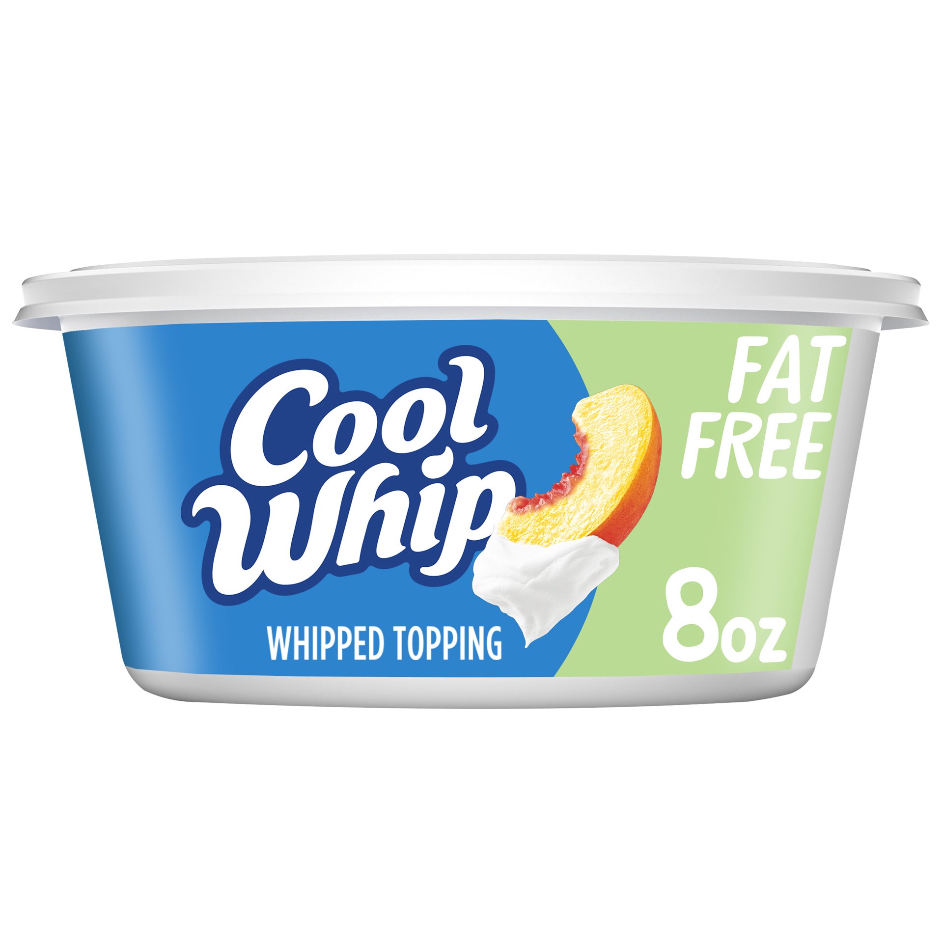 slide 1 of 5, Cool Whip Fat Free Whipped Topping, 8 oz Tub, 1 ct