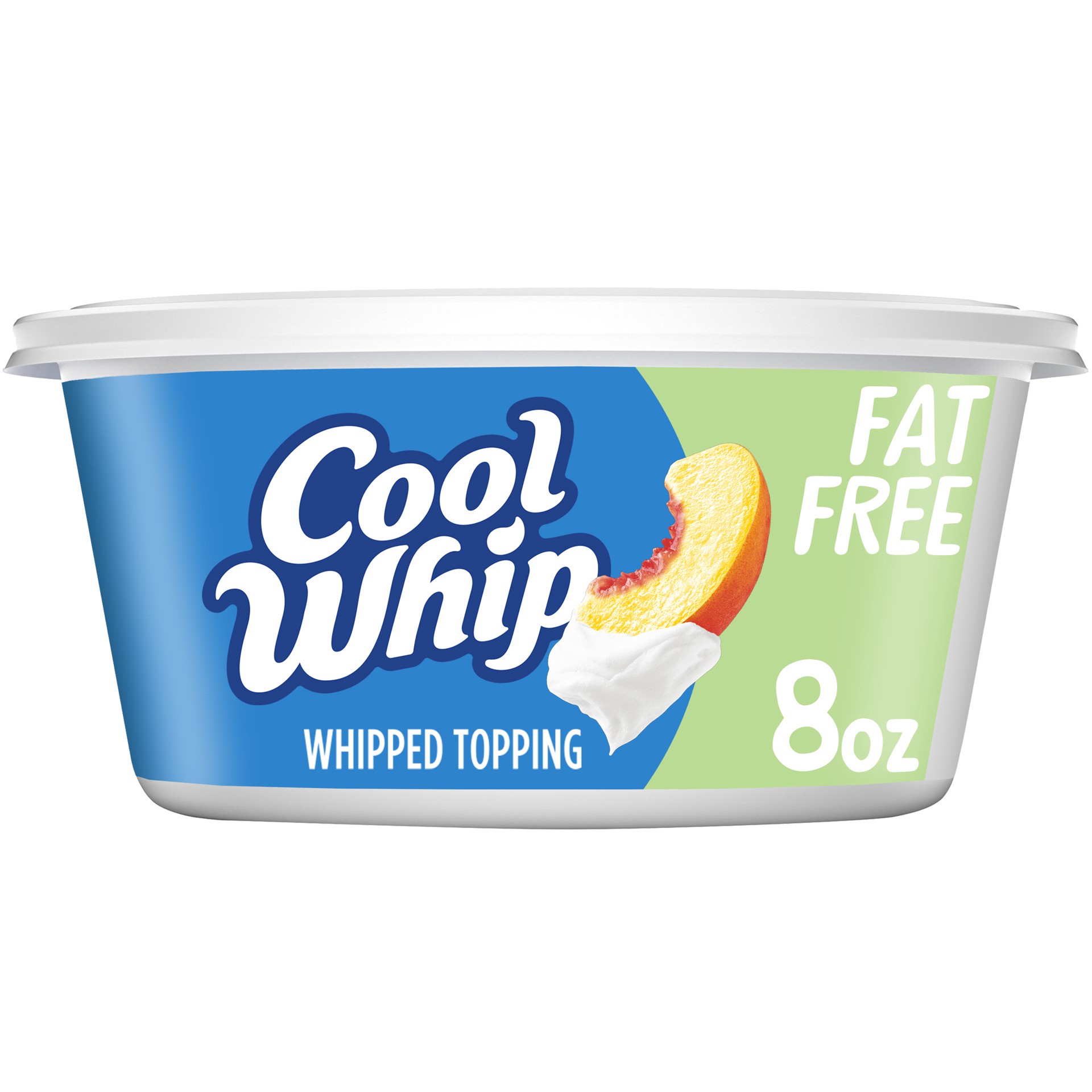 slide 1 of 5, Cool Whip Fat Free Whipped Topping, 8 oz Tub, 1 ct