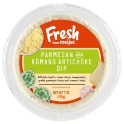 Fresh from Meijer Artichoke, Parmesan & Romano Dip, 7 oz