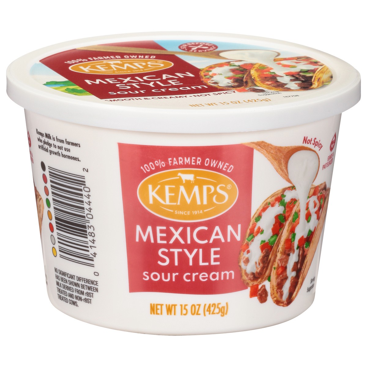 slide 2 of 9, Kemps Mexican Style Sour Cream,