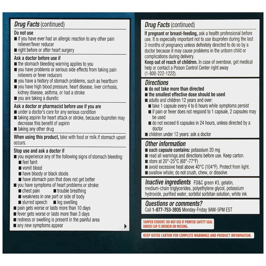 slide 3 of 5, Walgreens Ibuprofen Mini Softgels, 80 ct